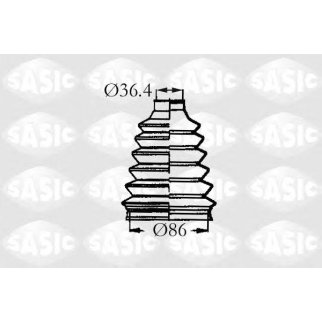 Пыльник ШРУСа наружный передний SASIC 2933313 фото