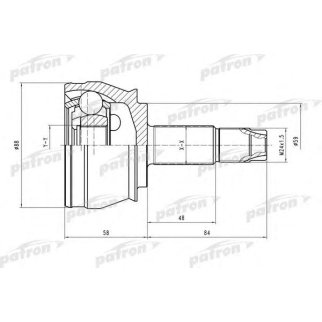 ШРУС наружн к-кт 25x58.8x25 ALFA ROMEO:156 97-00, LANCIA: Lybra -00 фото