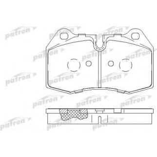 Колодки тормозные PATRON PBP998 фото