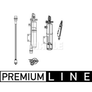 Радиатор кондиционера (конденсер) MAHLE AC 457 000S фото