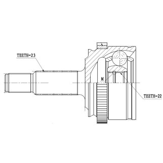 ШРУС наружный TRIALLI GO 839 фото 3