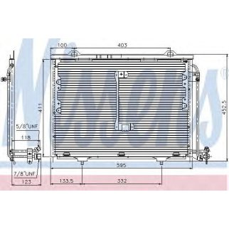 Радиатор кондиционера Nissens 94284 фото