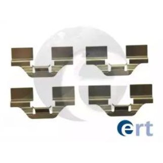 Комплект монтажный тормозных колодок RENAULT Twingo 07-, Scenic II 03-, Scenic I 99-03, Modus 04-, Megane II Saloon 03-05, 03-, 06-, Megane II Hatchback 02-05, 02-, 05-, 04-, Megane II фото