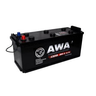 Аккумуляторная батарея AWA 6СТ132 VL (+ слева ) 511х189х218 Россия фото