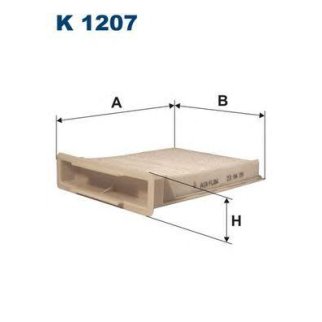 Фильтр салона FILTRON K 1207 фото