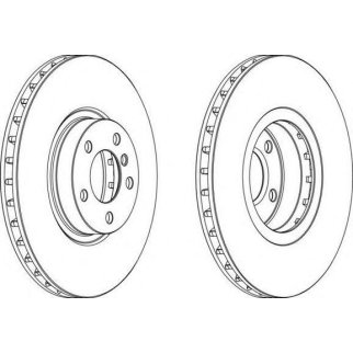Диск тормозной FERODO DDF1713C-1 фото