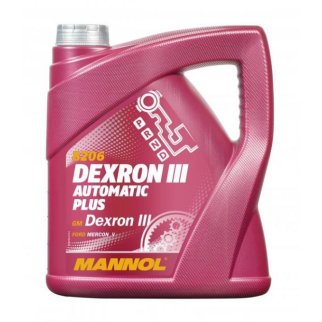 Масло трансмиссионное MANNOL ATF Automatic Plus Dexron III 4л. фото