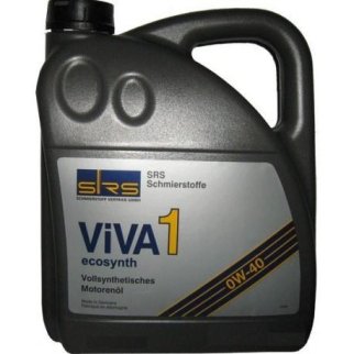 Масло моторное SRS VIVA1 ECOSYNTH 0W40 SN/CF 4л синт. фото
