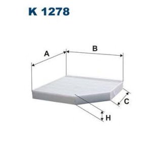 Фильтр салона FILTRON K 1278 фото
