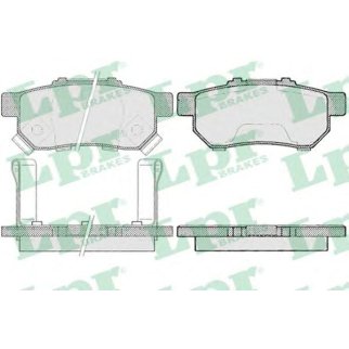 Колодки тормозные задние дисковые к-кт Lpr 05P991 фото