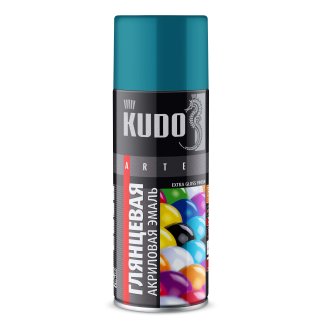 Эмаль универсальная акриловая RAL 5021 морская волна высокоглянцевая KUDO KUDO KUA5021 фото