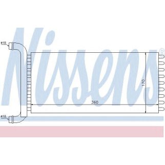 Радиатор отопителя Nissens 72041 фото