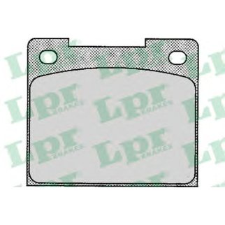 Колодки тормозные задние дисковые к-кт Lpr 05P113 фото