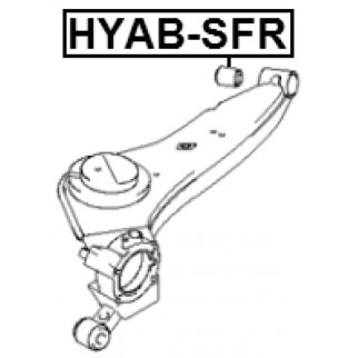 Сайлентблок задней подвески FEBEST HYAB-SFR фото 2