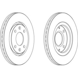 Диск торм. PEUGEOT 406 1.6-1.9D 95-2004 фото