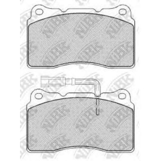 Колодки тормозные передние к-кт NiBK PN0150W фото