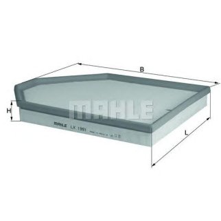 Фильтр воздушный KNECHT LX 1991 фото