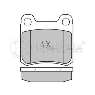 Колодки зад.MERCEDES W124/W201/W202 WVA20687 фото
