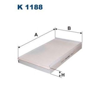 Фильтр салона FILTRON K 1188 фото