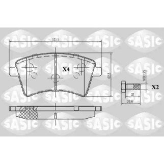 Колодки тормозные дисковые (комплект) фото