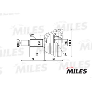 ШРУС AUDI 80/90/VW GOLF II-IV/PASSAT II-V 1.8-2.3 86-91 нар. фото 3