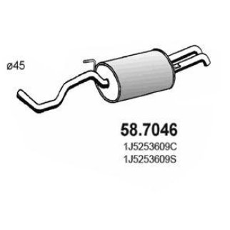 Глушитель основной ASSO 58.7046 фото