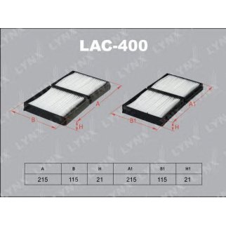 Фильтр салона LYNXauto LAC400 фото