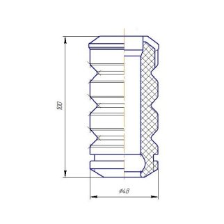 Отбойник амортизатора TRIALLI BC 0133 фото 3