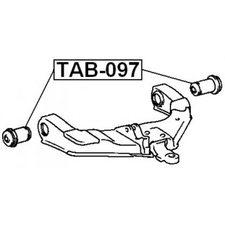 Сайлентблок рычага FEBEST TAB-097 фото 2 Сайлентблок рычага FEBEST TAB-097 фото 2
