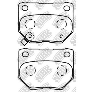 Колодки тормозные к-кт NiBK PN7800S фото