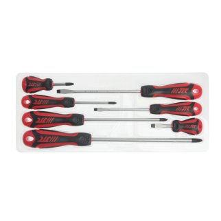 Набор отверток усиленных, 7 предмета SL5.5x100, SL6.5x38, SL6.5x150, PH1x75, PH2x38, PH2x150, PH3x2 фото