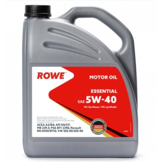 Масло моторное ROWE ESSENTIAL 5W40 5л фото