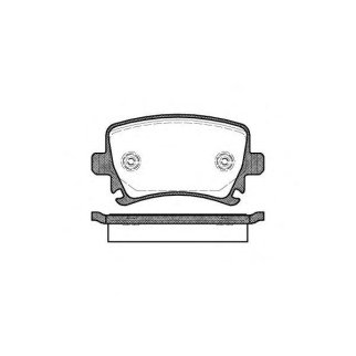 Колодки тормозные REMSA _103100 фото