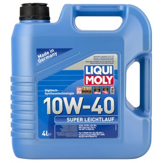 Масло моторное LIQUI MOLY SUPER LEICHTLAUF 10W40 4л п/синт. фото 2