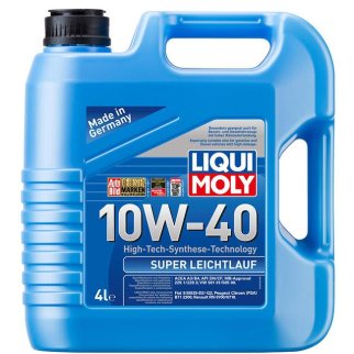 Масло моторное LIQUI MOLY SUPER LEICHTLAUF 10W40 4л п/синт. фото