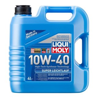 Масло моторное LIQUI MOLY SUPER LEICHTLAUF 10W40 4л п/синт. фото
