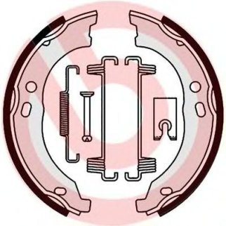 Колодки ручного тормоза к-кт brembo S 23 579 фото