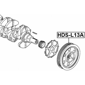 Шкив коленвала l13a фото 2 Шкив коленвала l13a фото 2