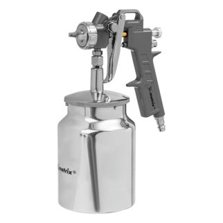 Краскопульт MATRIX c нижним бачком 1л (сопла 1.2, 1.5, 1.8мм) фото 3