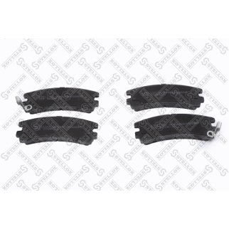 358 002B-SX_колодки дисковые задние! с антискрип. пластинами Nissan Terrano 2.4i/3.0i/2.7TD 87-96 фото