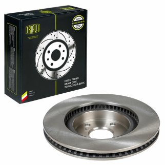 Диск тормозной передний вентилируемый TRIALLI DF 190301 фото 2