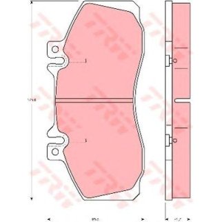 Колодки тормозные TRW GDB5050 фото