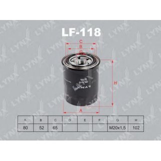 Фильтр топливный LYNXauto LF118 фото