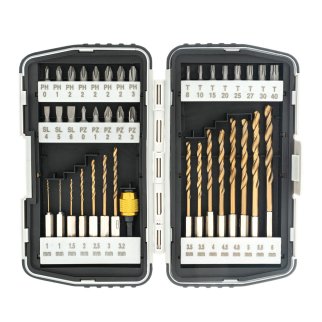 Набор бит и сверл, магнитный адаптер MATRIX (пласт. бокс) 40пр фото