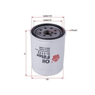 Фильтр масляный SAKURA C1113 фото