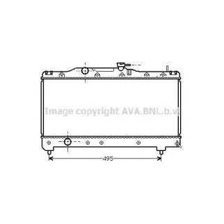 Радиатор основной AVA TO2141 фото