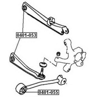 Сайлентблок ASVA 0401-053 фото