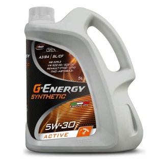 Масло моторное G-Energy Synthetic Active 5W-30 5 л 253142406 фото
