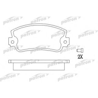 Колодки тормозные PATRON _PBP346 фото
