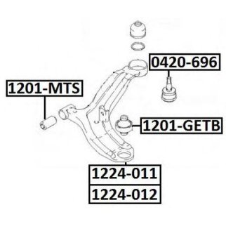 РЫЧАГ ПЕРЕДНИЙ НИЖНИЙ ПРАВЫЙ фото